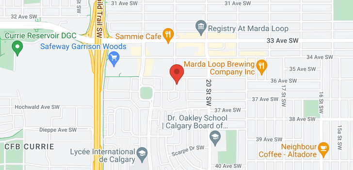 map of 307 3650 MARDA Link SW